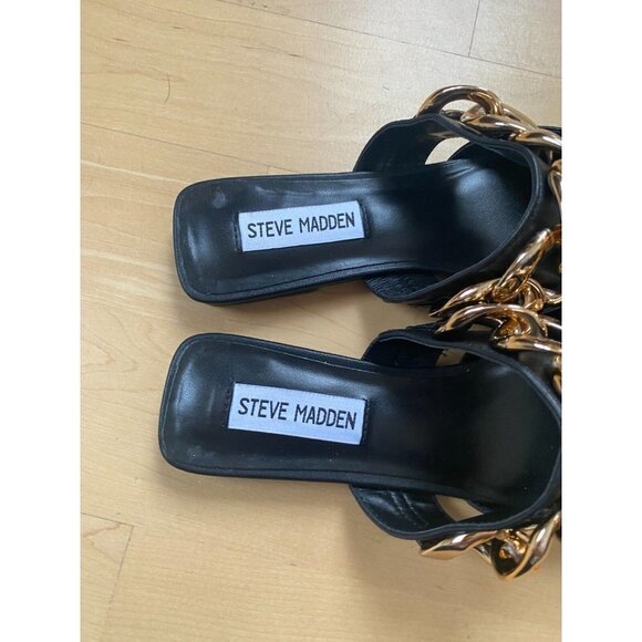Steve madden BNWT "fancied" pointy toe chain slip on mule women NEW - Picture 4 of 8